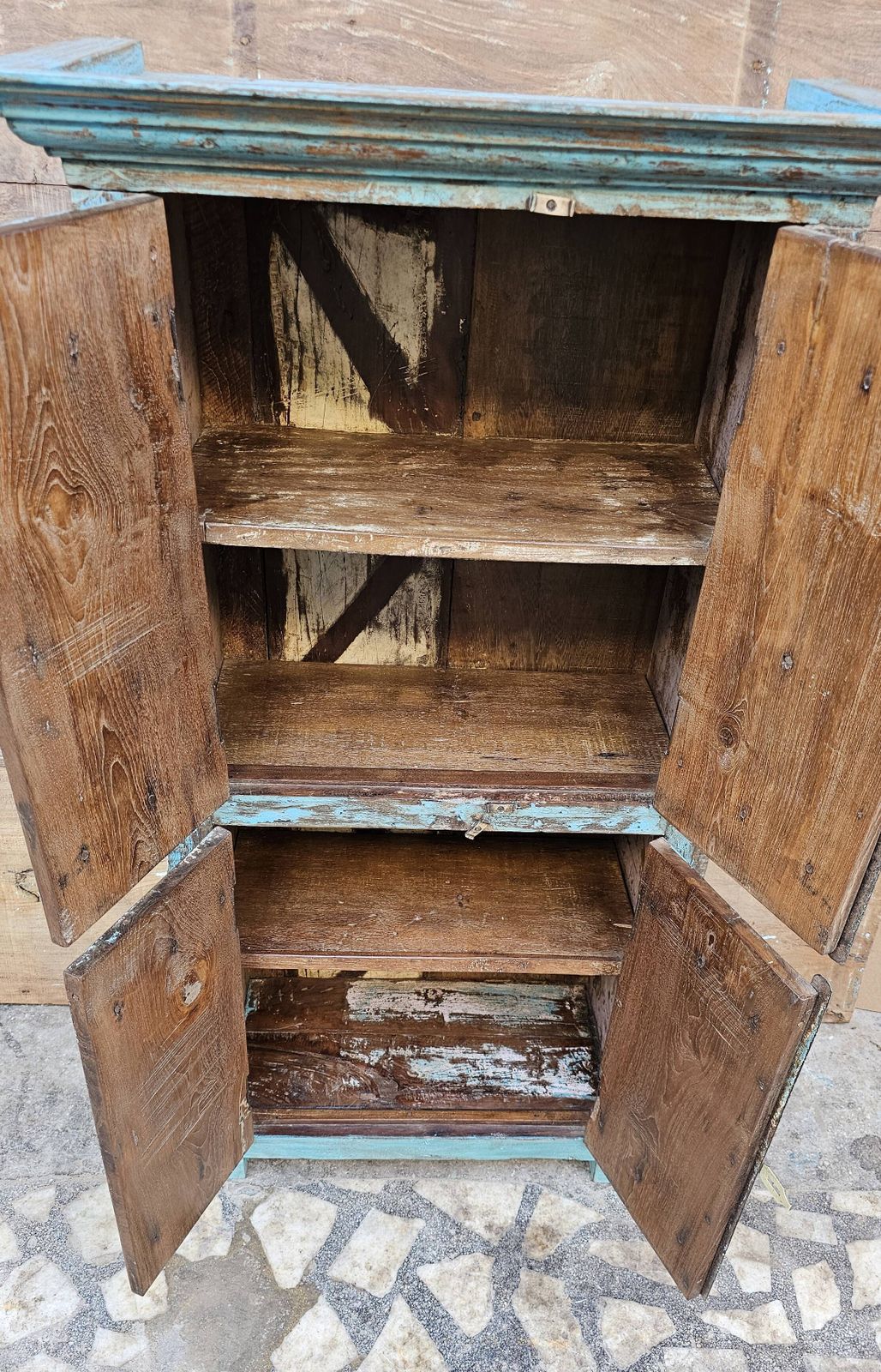 photo for sale Old Tribal Dresser In Burmese Teak