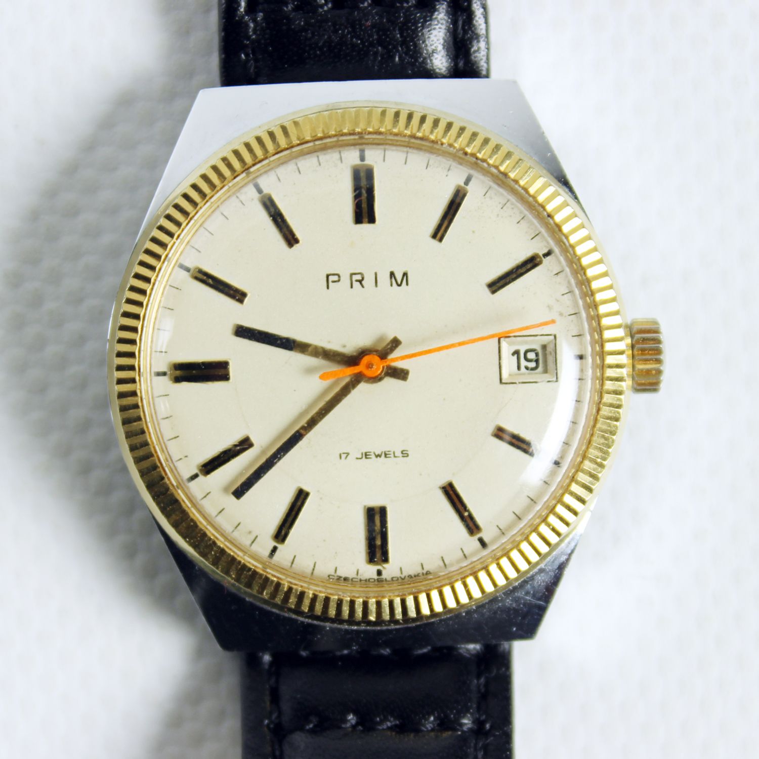 Home Decor Prim 17 Jewels Vintage Mechanical Wristwatch, 1960s Czechoslovakia photo