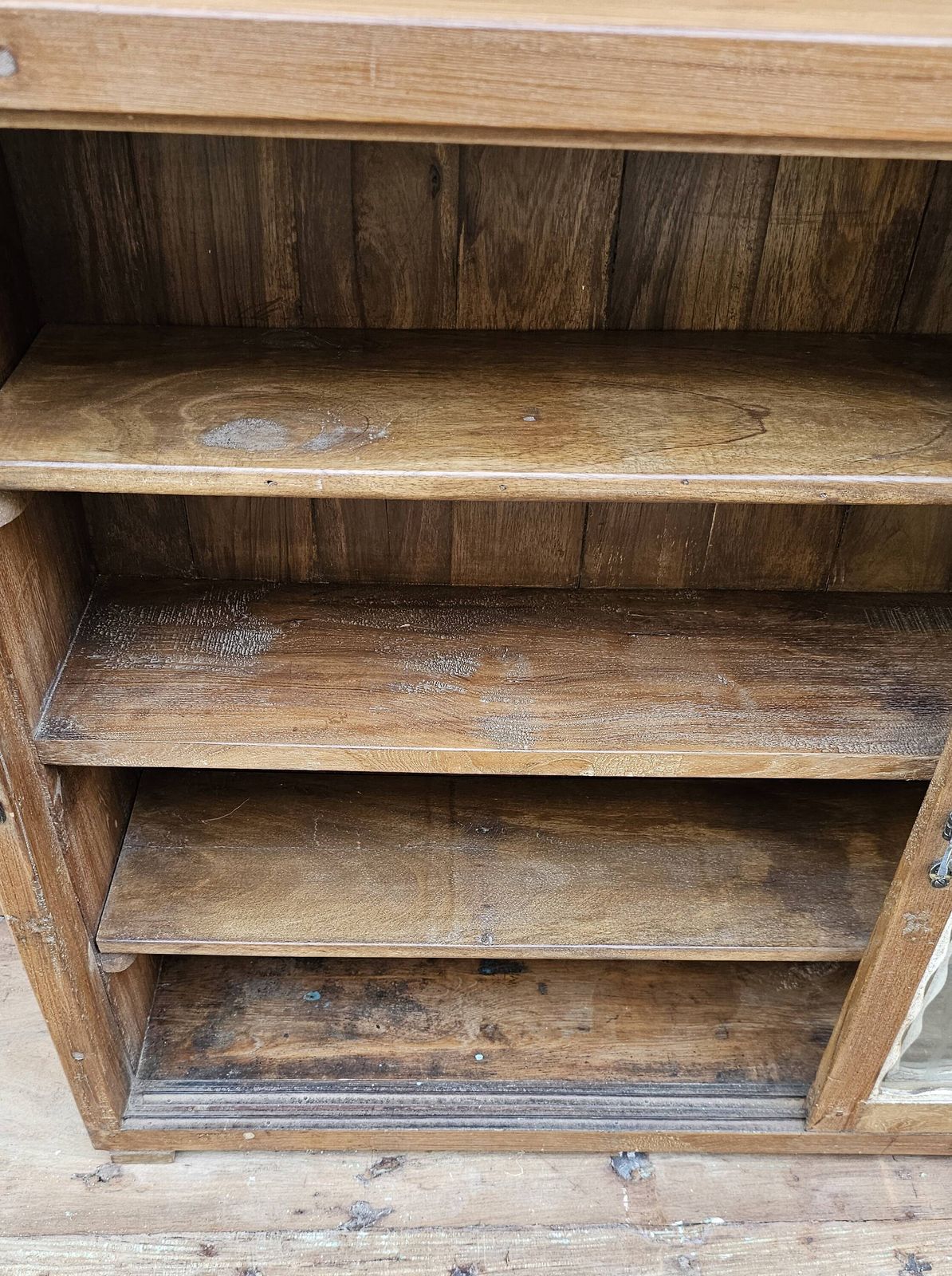 photo buy Old Art Deco Glazed Sideboard In Burmese Teak
