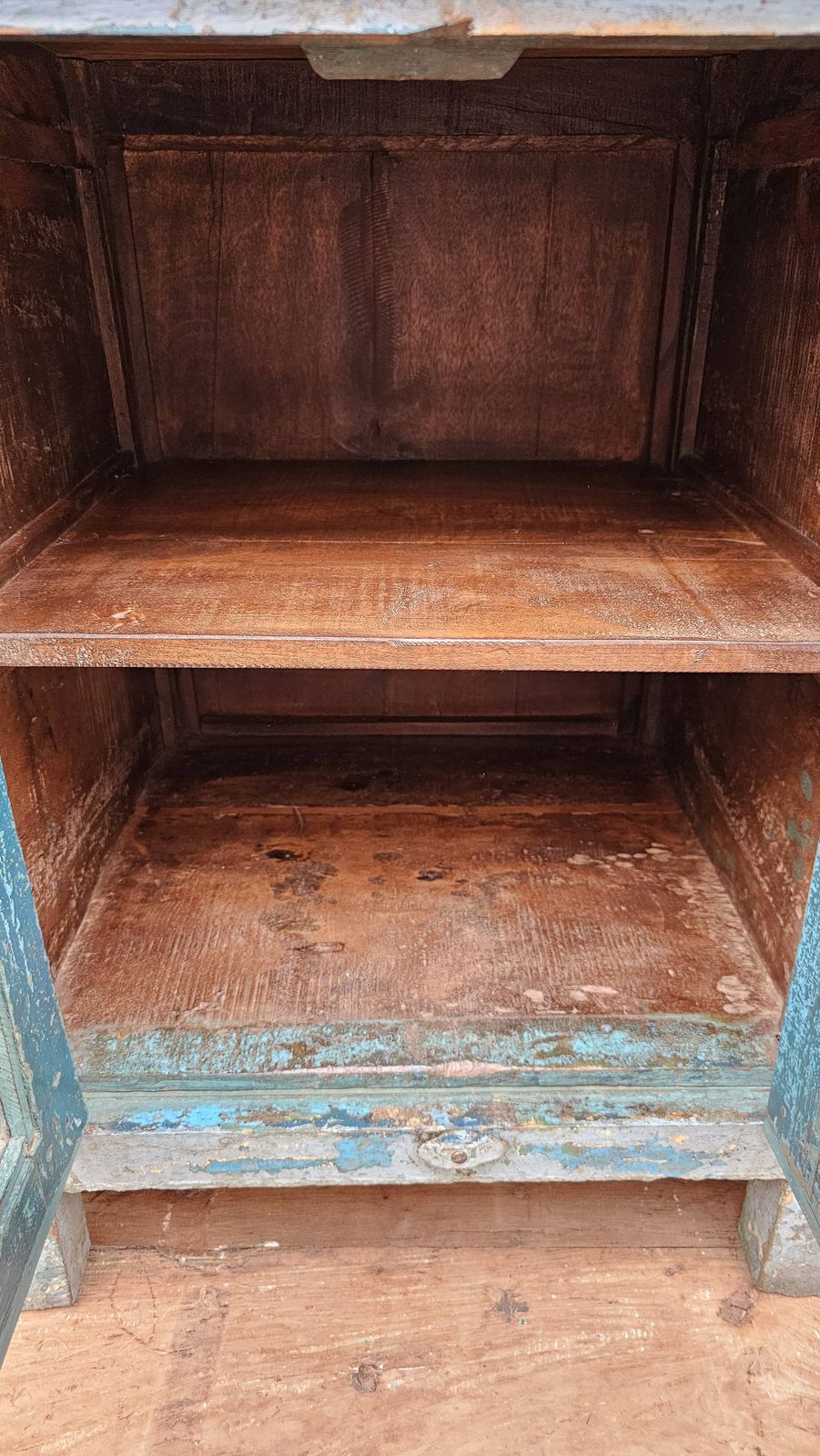 photo buy Old Burmese Teak Glazed Sideboard