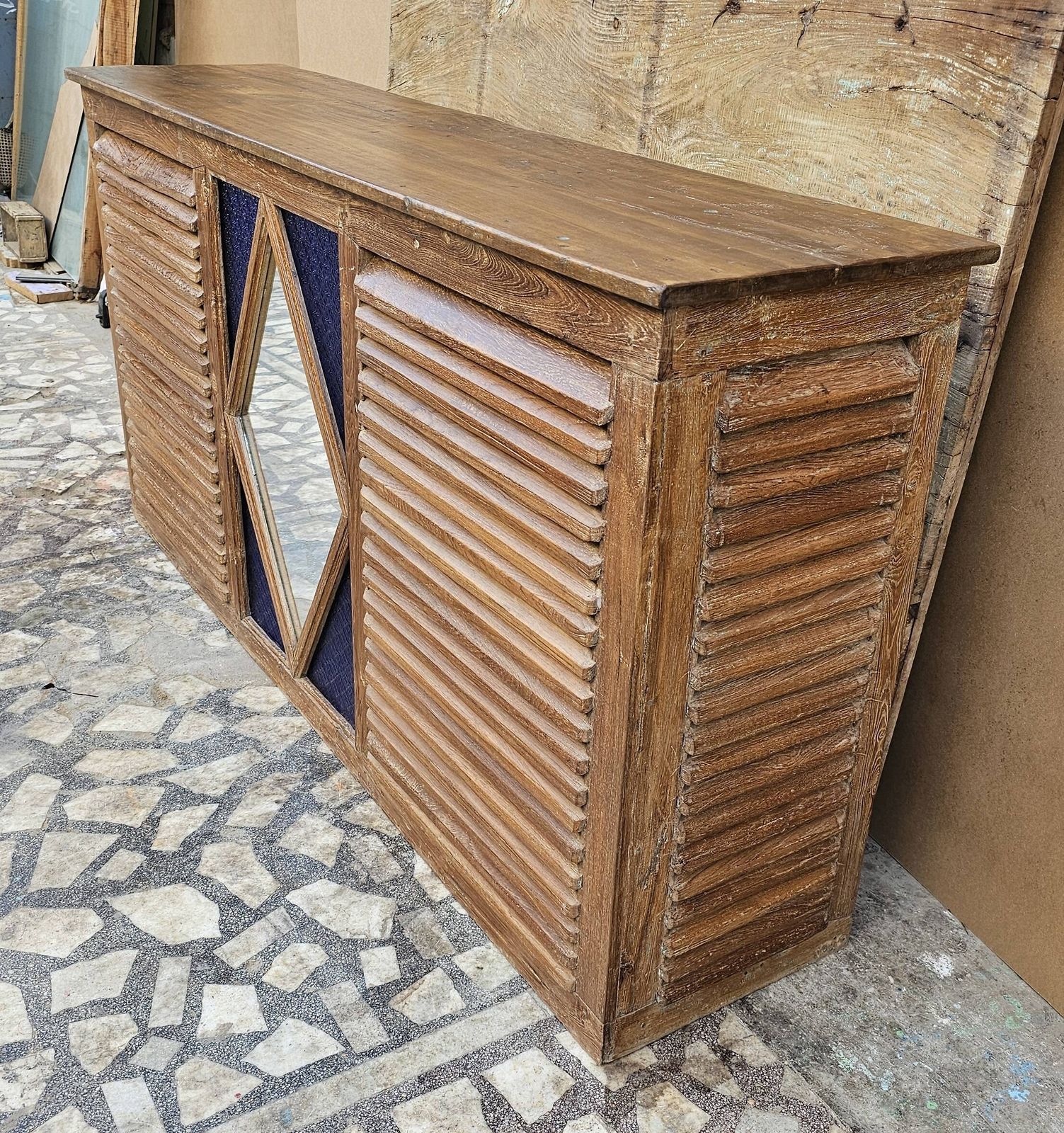 Old Shopkeeper's Counter In Burmese Teak photo 1423.0