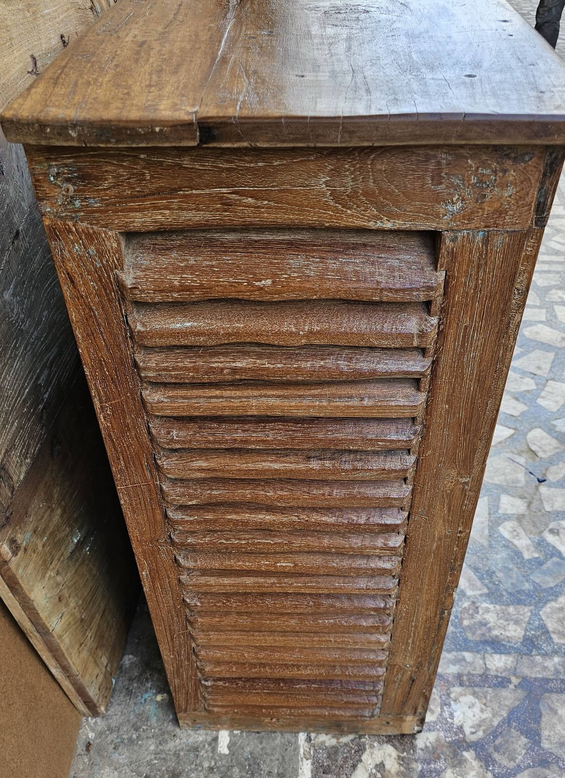1423.0 Old Shopkeeper's Counter In Burmese Teak photo