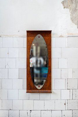 Oval Mirror By Franco Campo & Carlo Graffi For Home, 1950s
