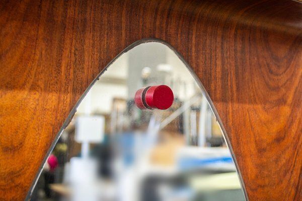 Oval Mirror By Franco Campo & Carlo Graffi For Home, 1950s photo Home Decor