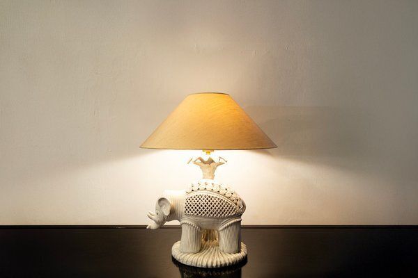 Witte Keramieken Collagelamp, Jaren 1970 photo furniture