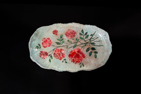 Grote Schaal In Dik Glas, Jaren 1950