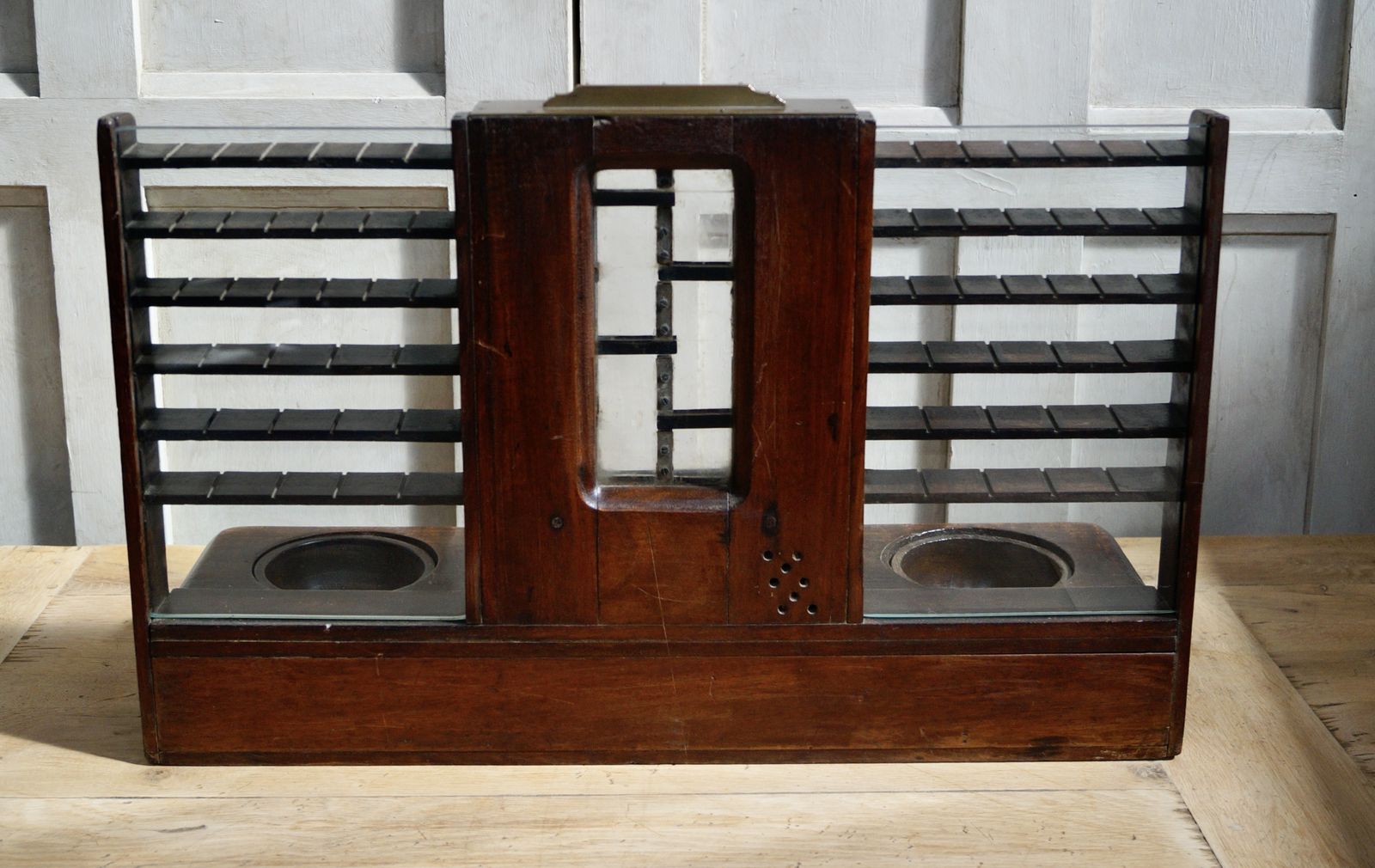 Rare Victorian Mahogany Cox’s Patent Till photo vinterior