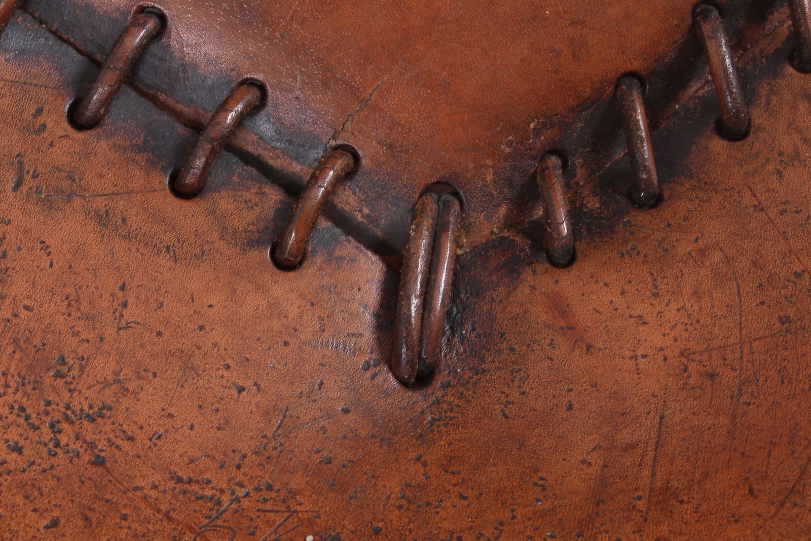 Brazilian Leather Armchair And Table, Set Of 2 photo vintage