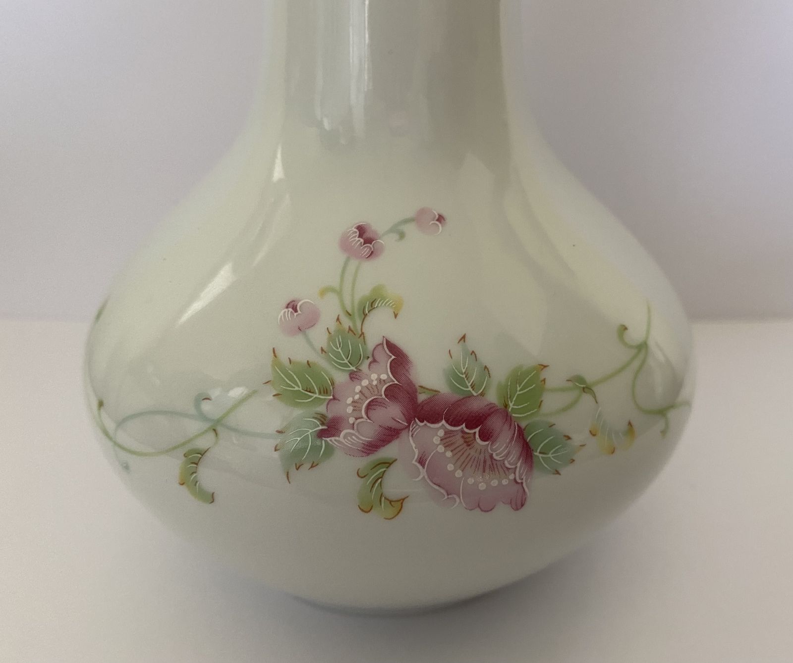 Home Decor Limoges France, Porcelaine, Pair Of (Matching Vase And Trinket Dish) Florance Limoges, 1950’s photo