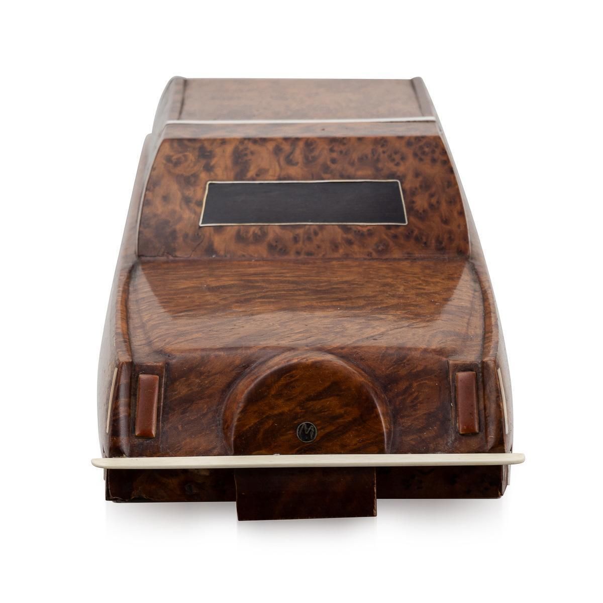 21stc Contemporary Hand Carved Wooden Cadillac Car C.2000 photo Home Decor