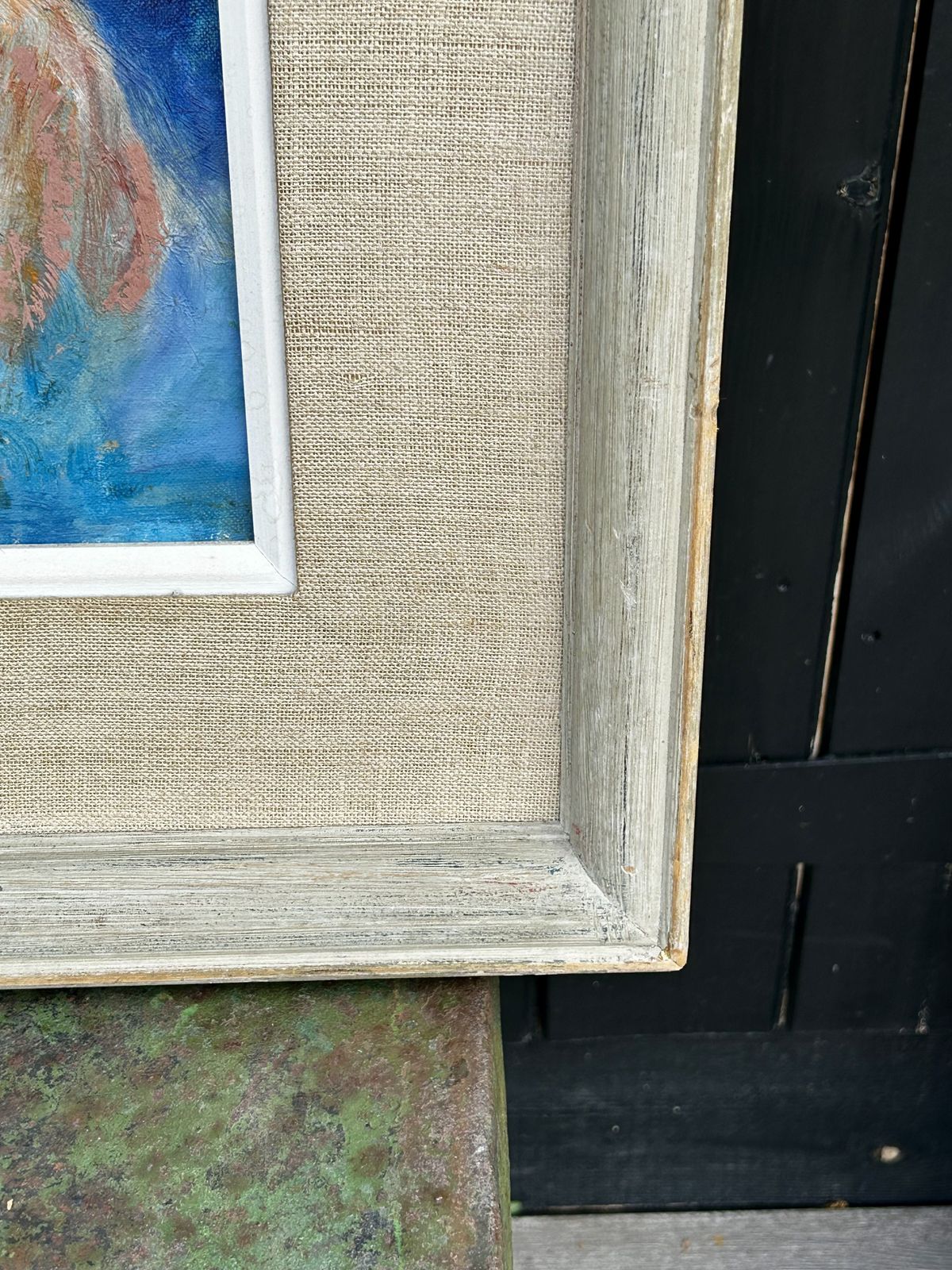 photo for sale Mid Century Oil On Board Of Captain, Signed Rubin