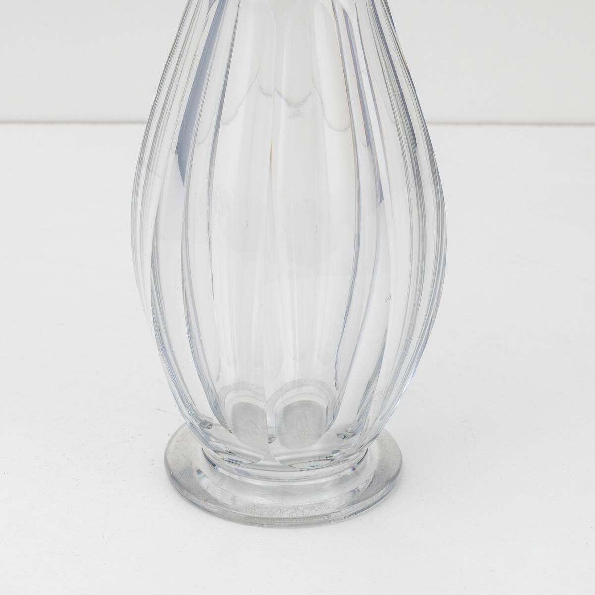 photo furniture Stunning 20thc French Art Deco Solid Silver & Baccarat Crystal Decanter C.1920