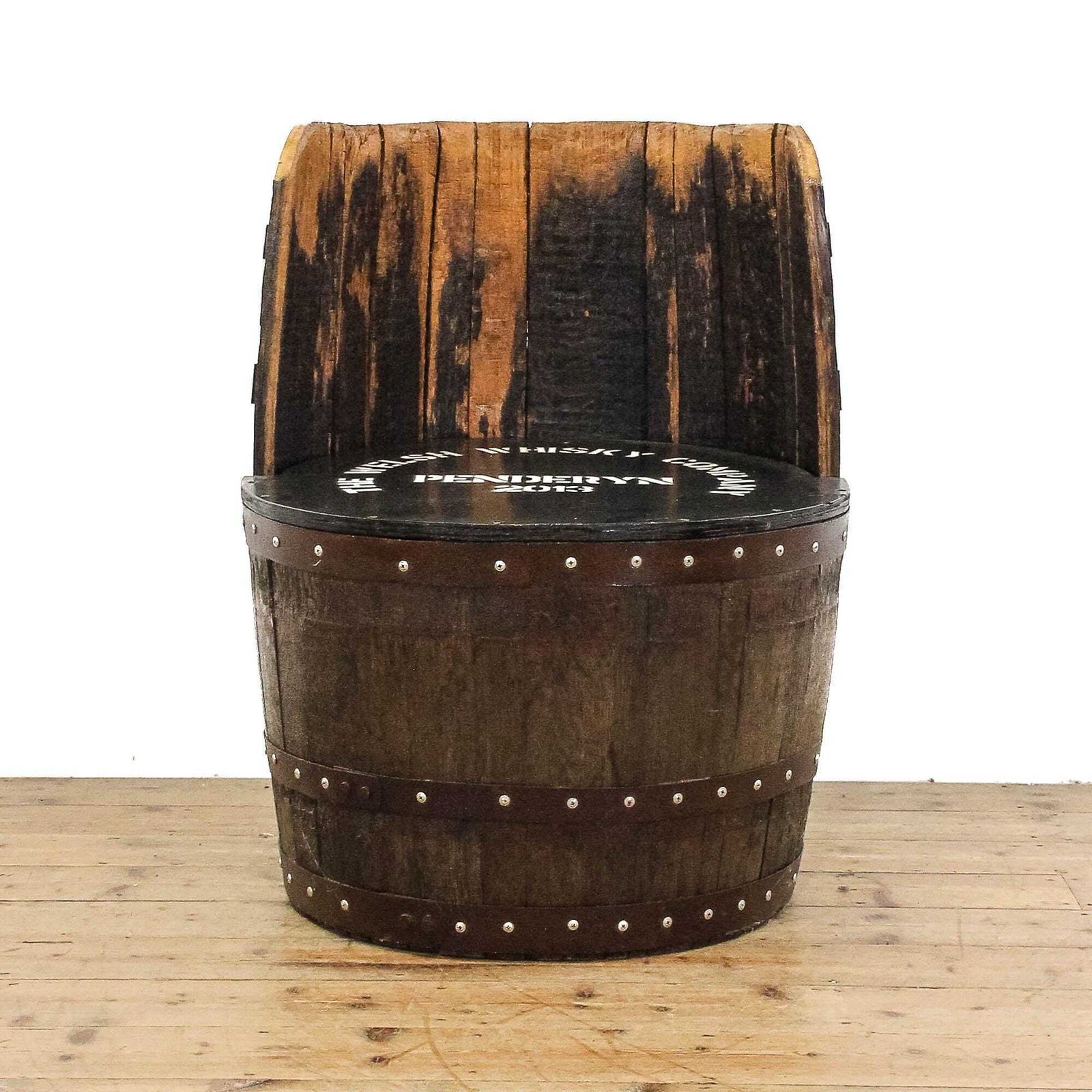 Welsh Whisky Barrel Seat | Barrel Seat | Whisky Barrels | Penderyn Distillery | Oak Barrels photo furniture