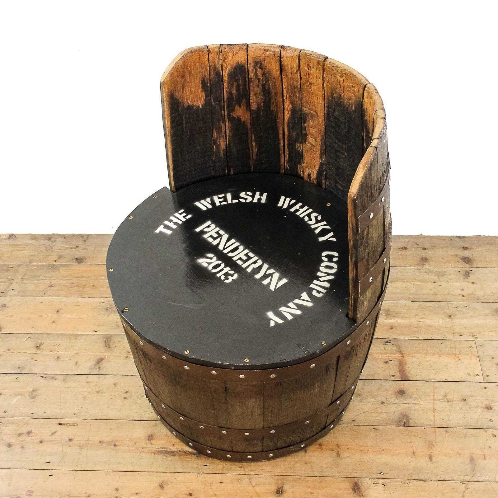Welsh Whisky Barrel Seat | Barrel Seat | Whisky Barrels | Penderyn Distillery | Oak Barrels photo vinterior