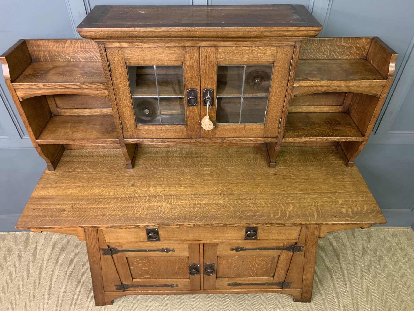 Liberty & Co. Arts And Crafts Period Oak Dresser photo for sale