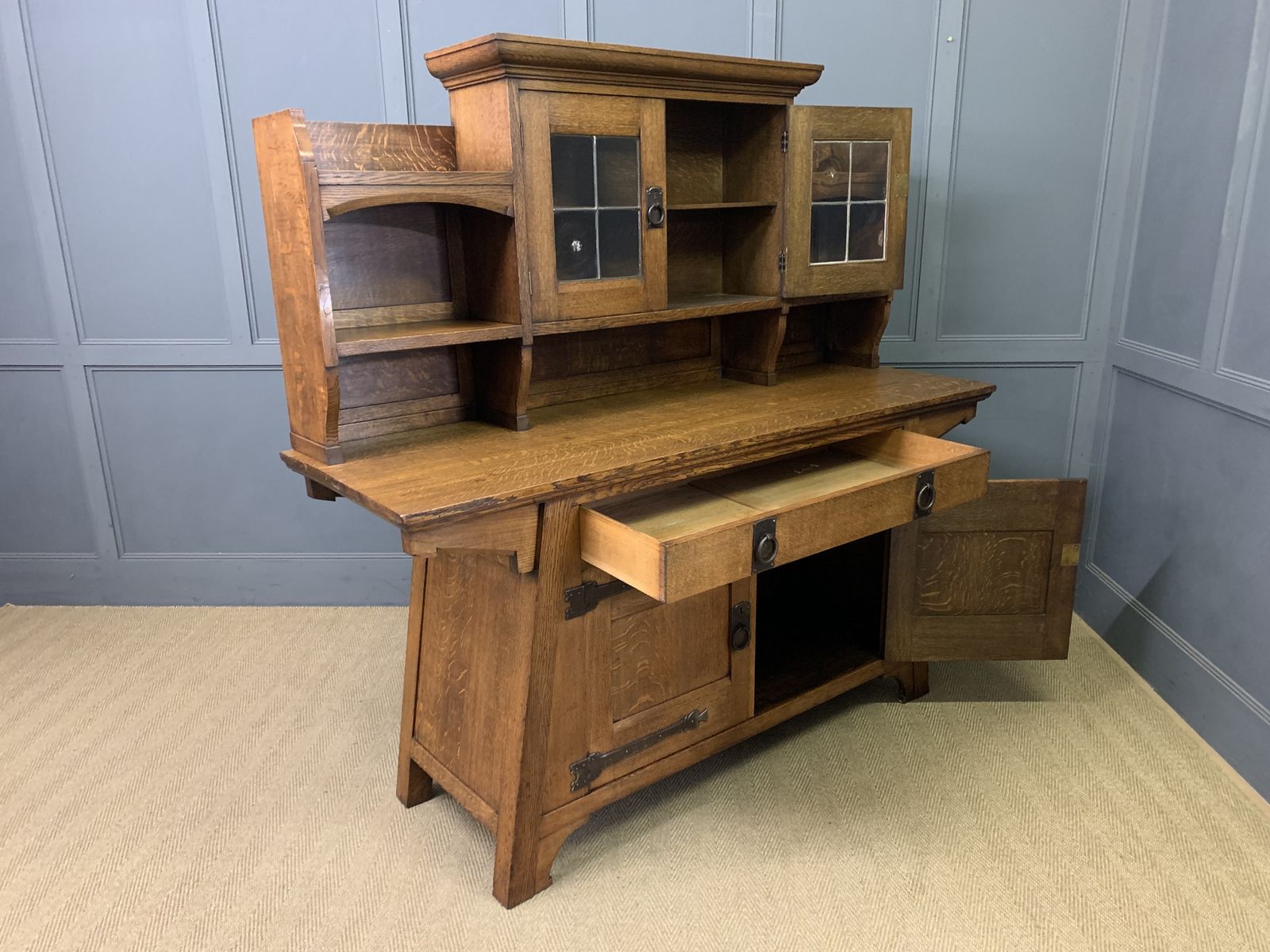photo furniture Liberty & Co. Arts And Crafts Period Oak Dresser