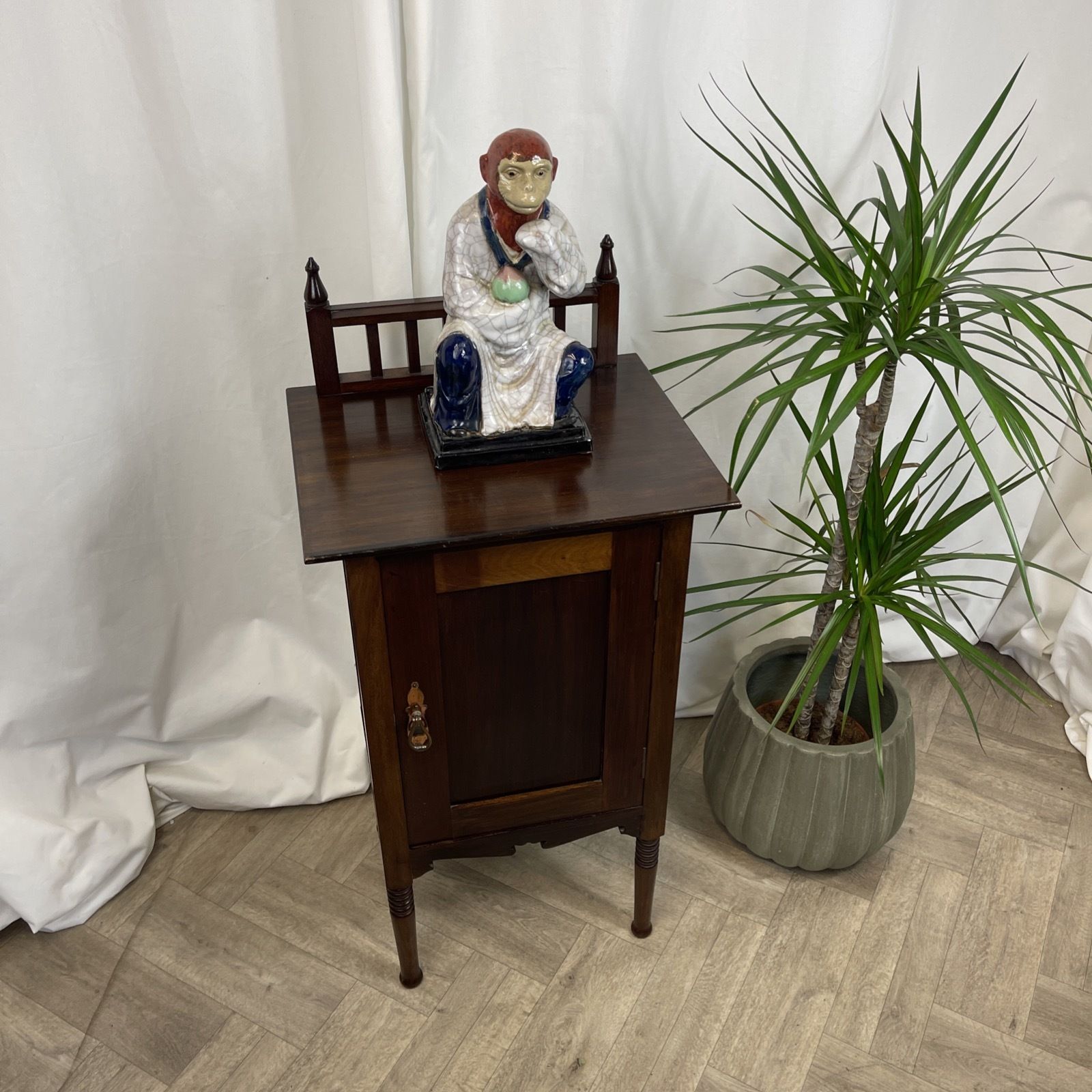 W Walker And Son Bunhill Row London Cabinet Wash Room Basin Stand Late 19th Century photo Furniture