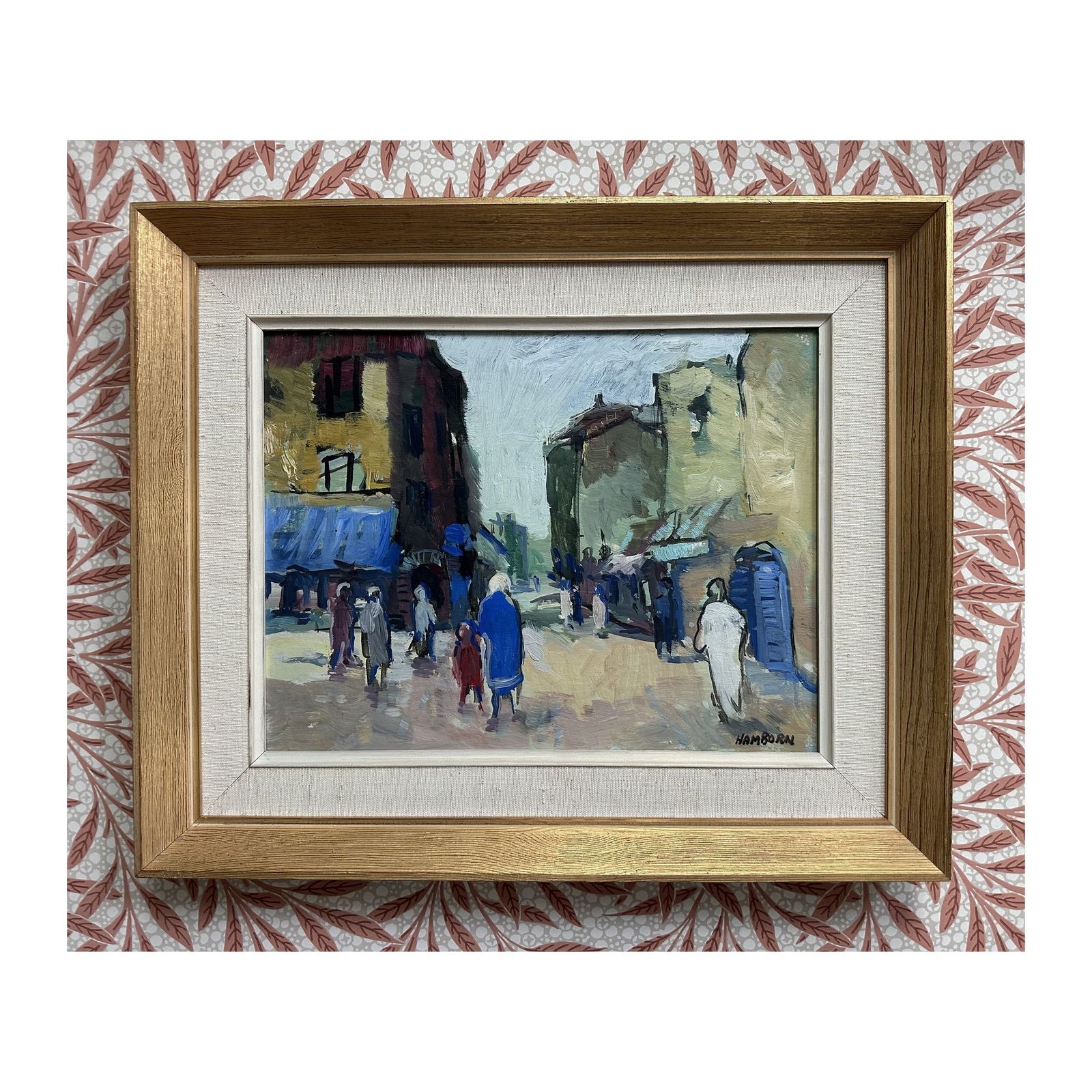 Avignon Oil On Board By Axel Hamborn (1892 1971) photo furniture