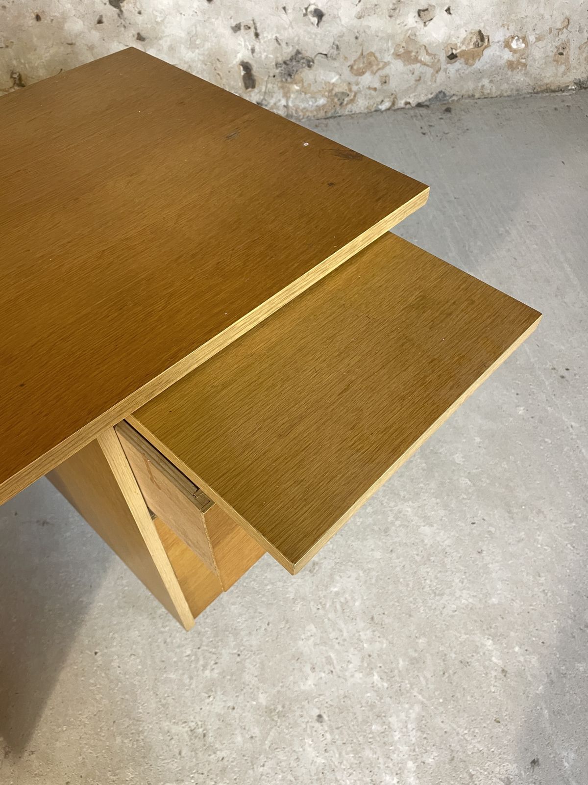 photo furniture Vintage Wooden Desk, 1960s
