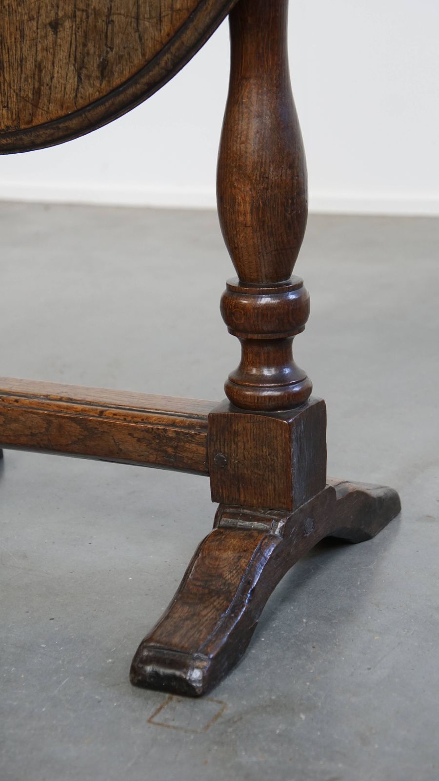 Unique Early 17th Century Antique Folding/Side Table With A Beautiful Patina photo vintage