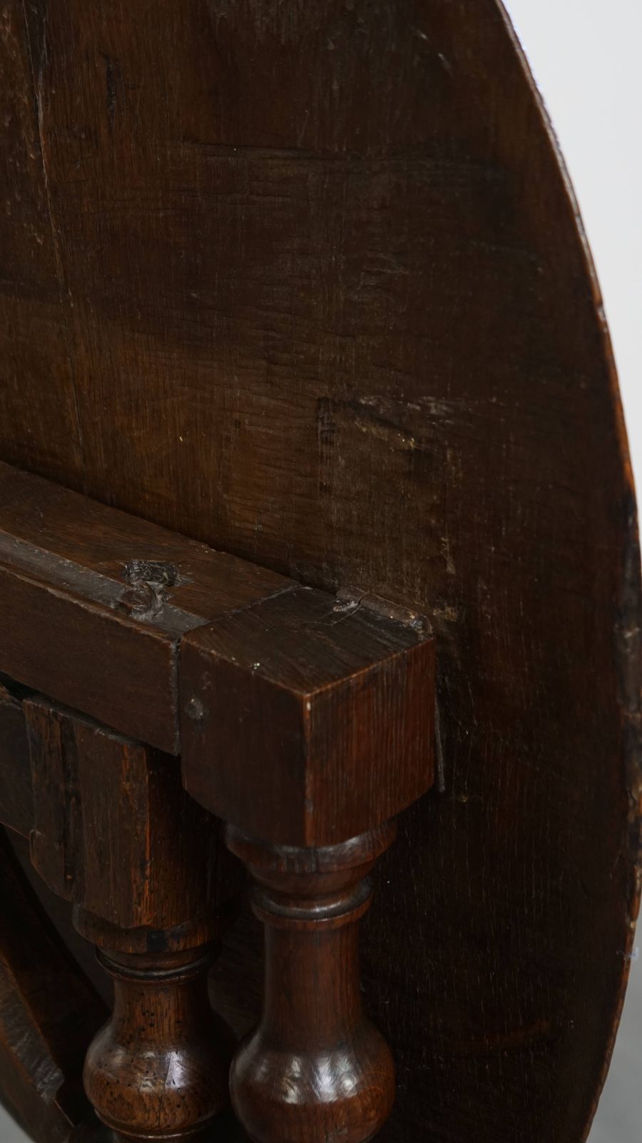 1714.8638999999998 Unique Early 17th Century Antique Folding/Side Table With A Beautiful Patina photo