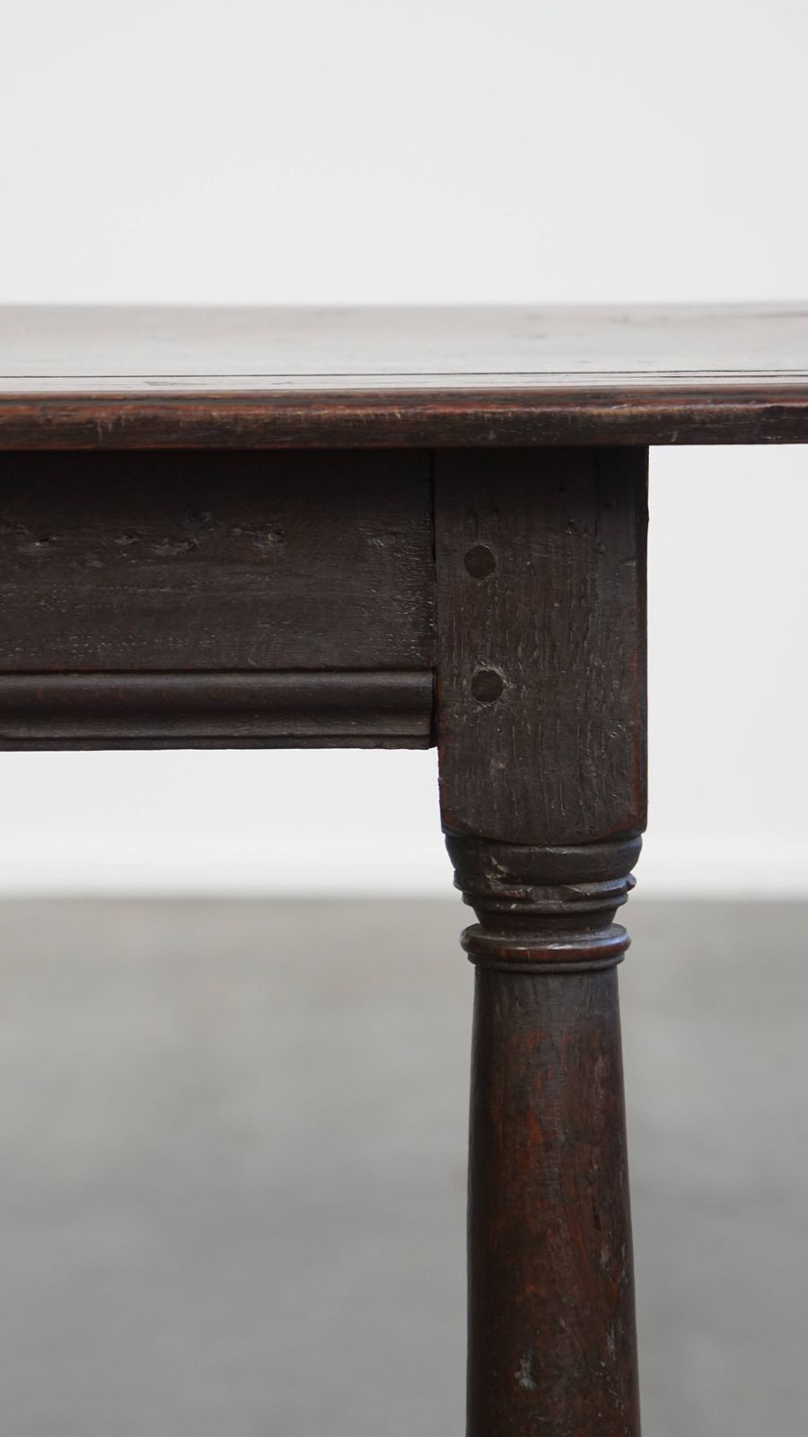 photo for sale Charming, Large Antique English Side Table/Stool With A Beautiful Patina