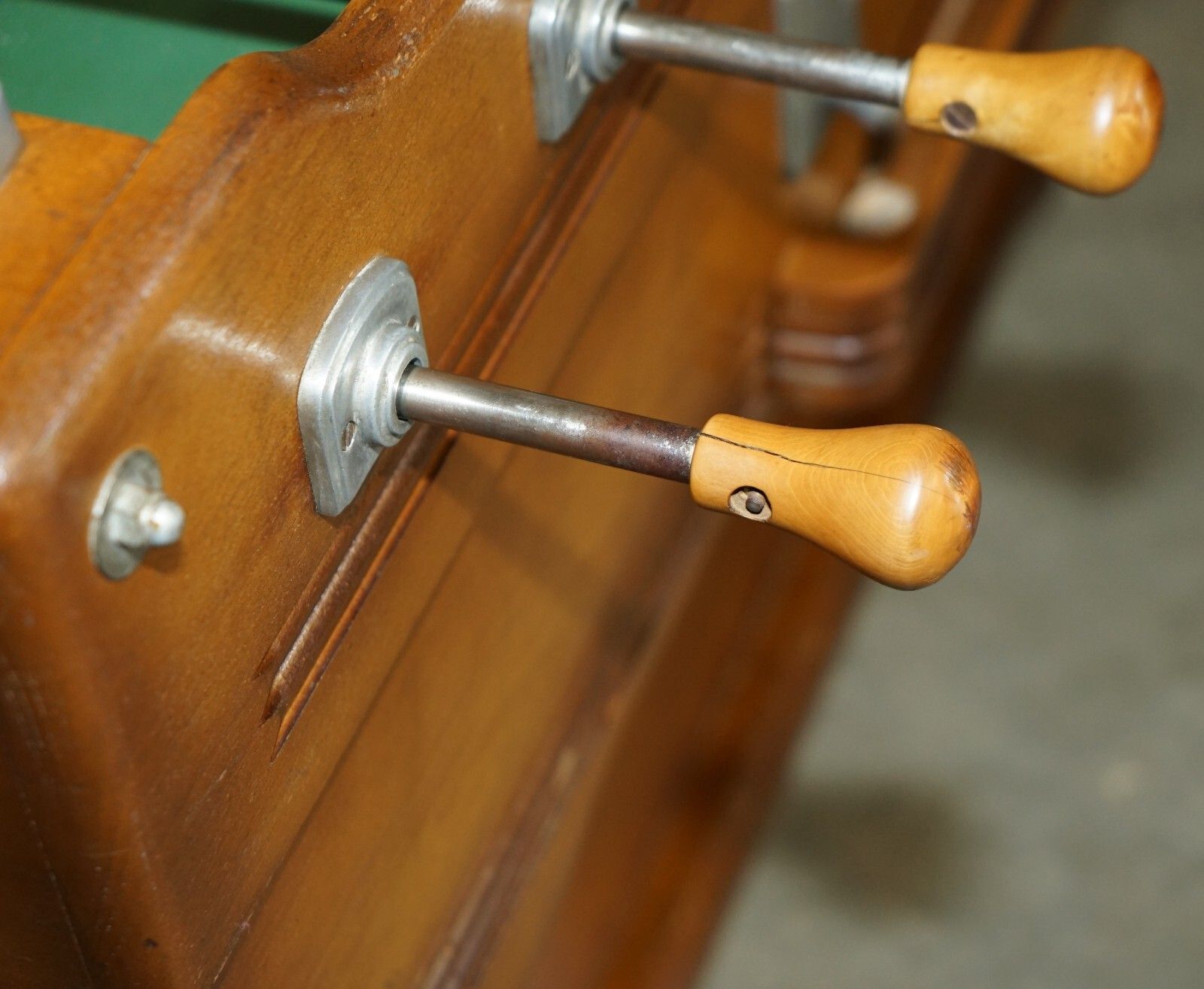 Furniture Antique French Cir 1920's R Wolff Les Jeux Automatiques Football Foosball Table photo