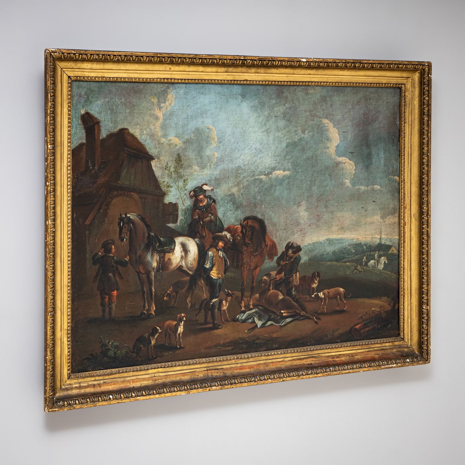 August Querfurt (Attributed, 1696–1761), Hunting Party, First Half Of The 18th Century photo buy