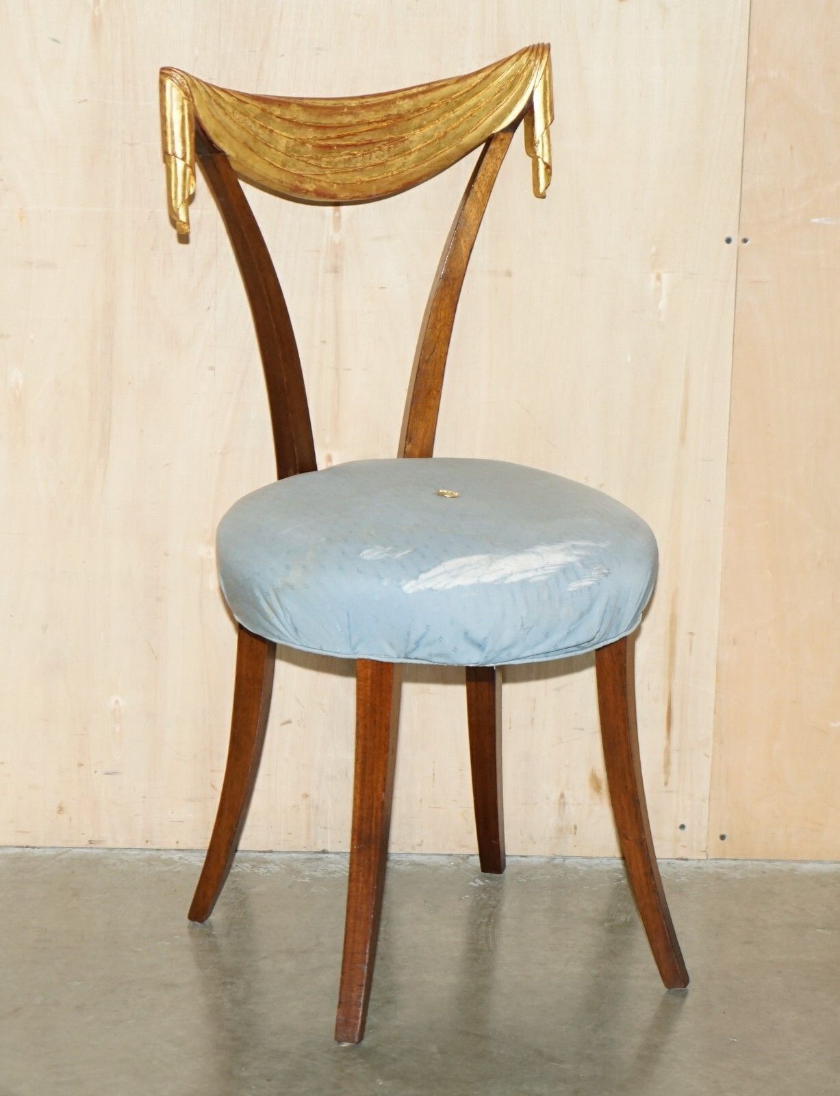 Collectable 1940's Original Upholstery Dorothy Draper Grosfeld House Side Chair
