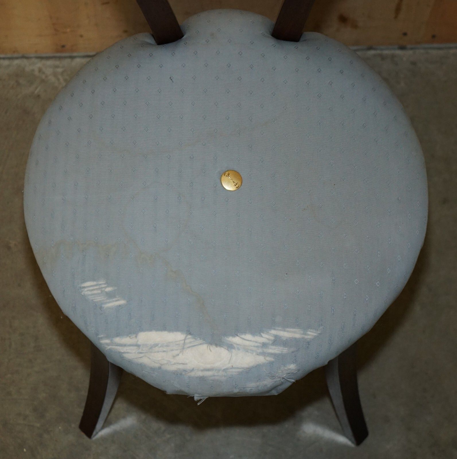 Collectable 1940's Original Upholstery Dorothy Draper Grosfeld House Side Chair photo vintage