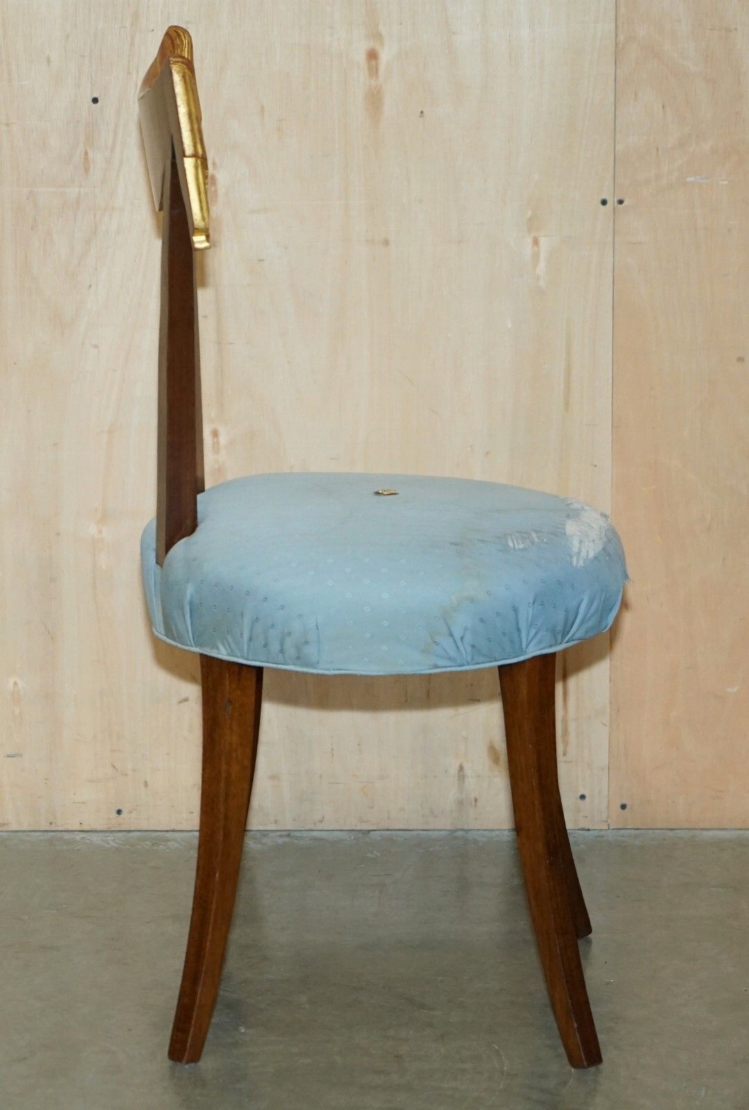 photo vintage Collectable 1940's Original Upholstery Dorothy Draper Grosfeld House Side Chair