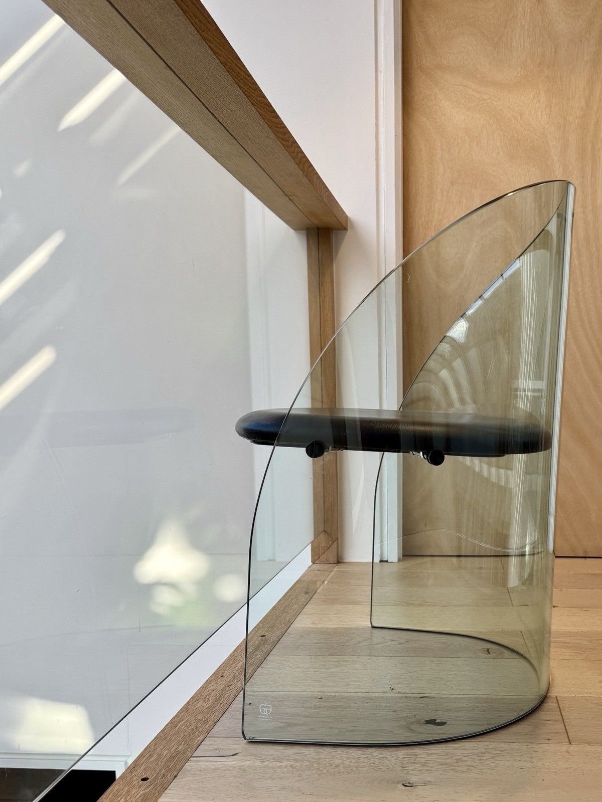 Furniture 1980s Glass Framed Chair By Fiam Of Italy In The Style Of Louis Dierra photo