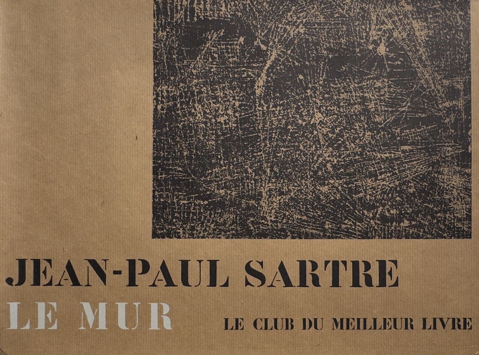 Jean Paul Sartre Vintage Poster Original 1958 Poster 30x40 Cm