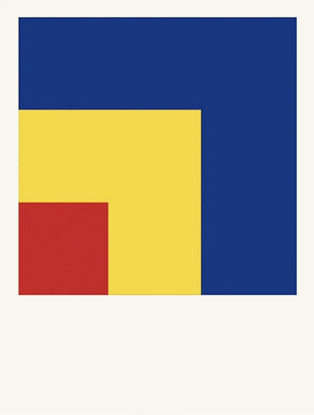 Ellsworth Kelly Red, Yellow And Blue 2005 Lithograph On Vellum 85x65cm