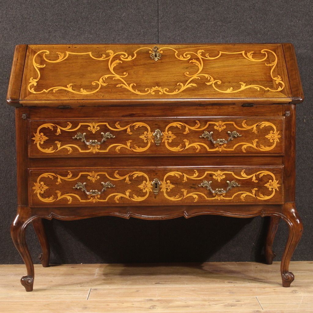 Great Inlaid Bureau From The First Half Of The 20th Century photo 1950.0