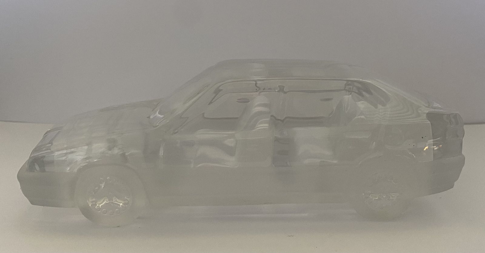 photo for sale Daum France, Limited Edition, Alpha Romeo 155 Lead Crystal Desktop Model, 1/20th Scale