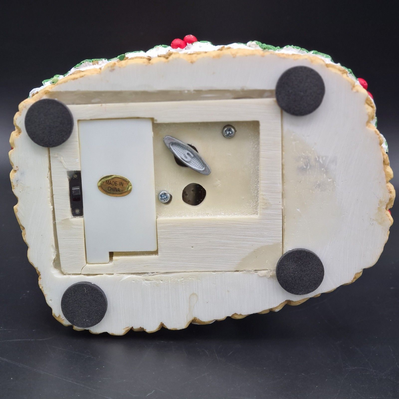 photo buy Light Up Christmas Music Box Teddy Bear Snowman & Bears Playing To Xmas Song
