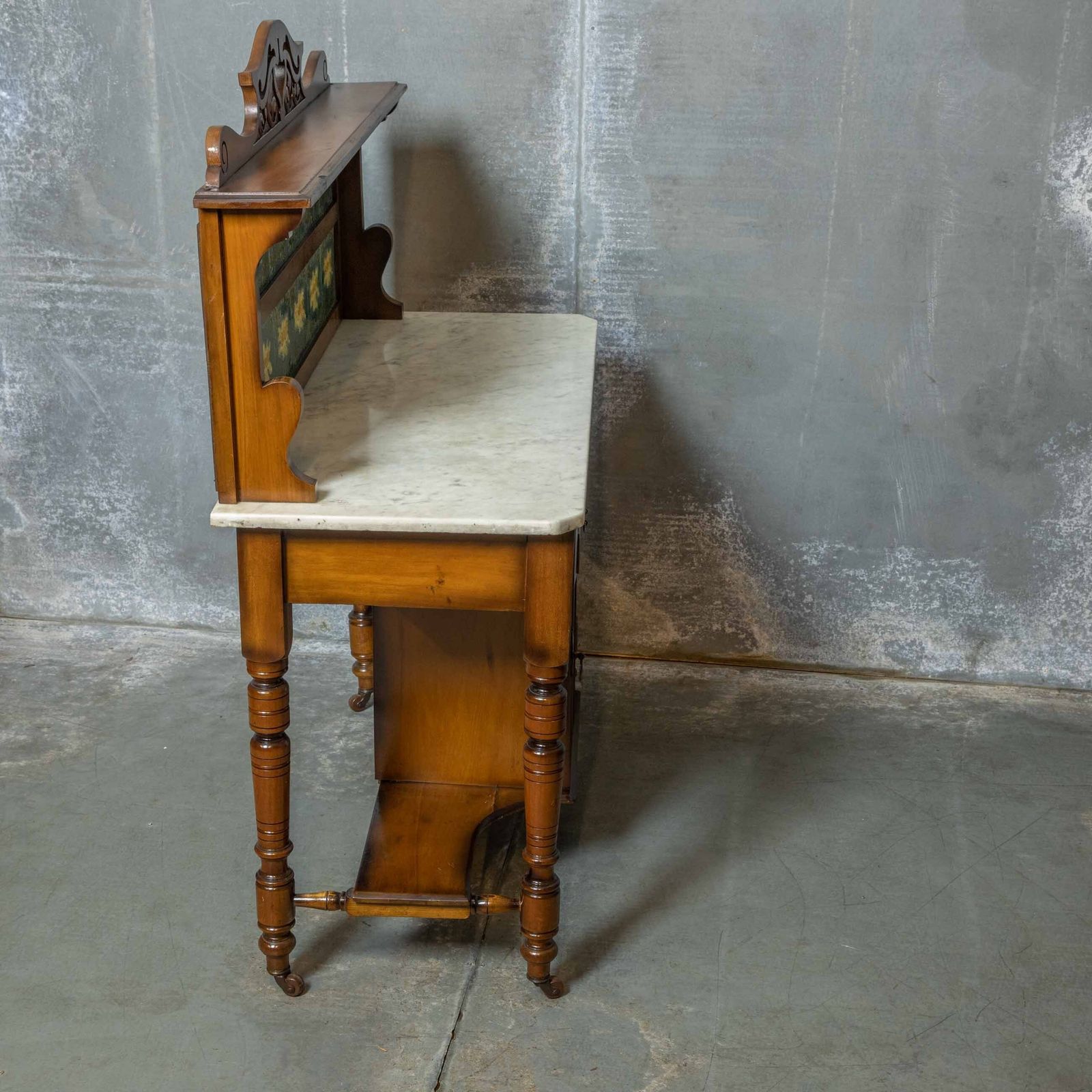 Late Victorian Walnut Washstand photo buy