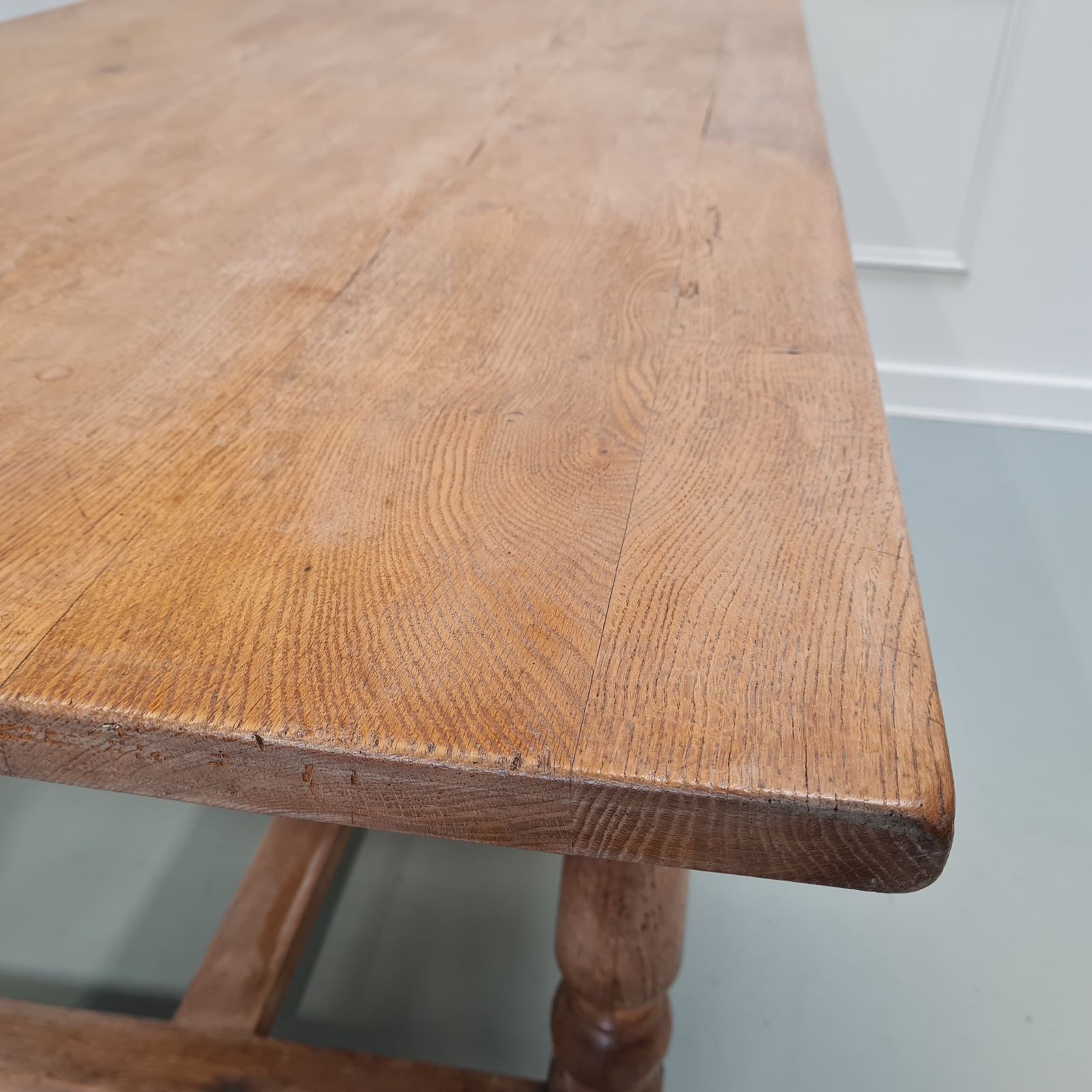 Pale Oak Antique Refectory Table C1880 Free Delivery Eng/Wales photo vinterior