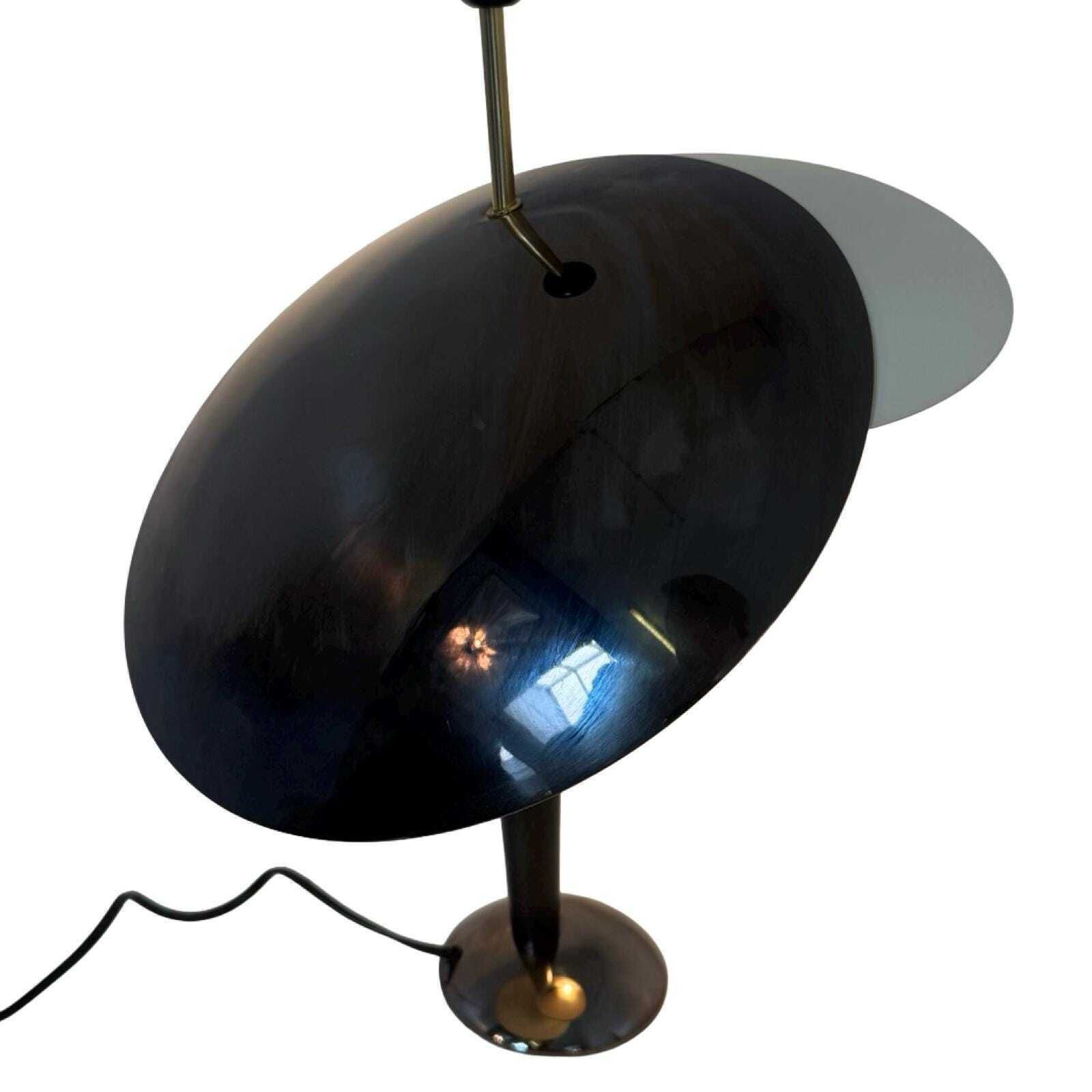 photo furniture Herda   Memphis Style / Postmodern Design   'Disclamp' (Disclamp)   B 1352   Dutch Design, Marked   Gunmetal Gray