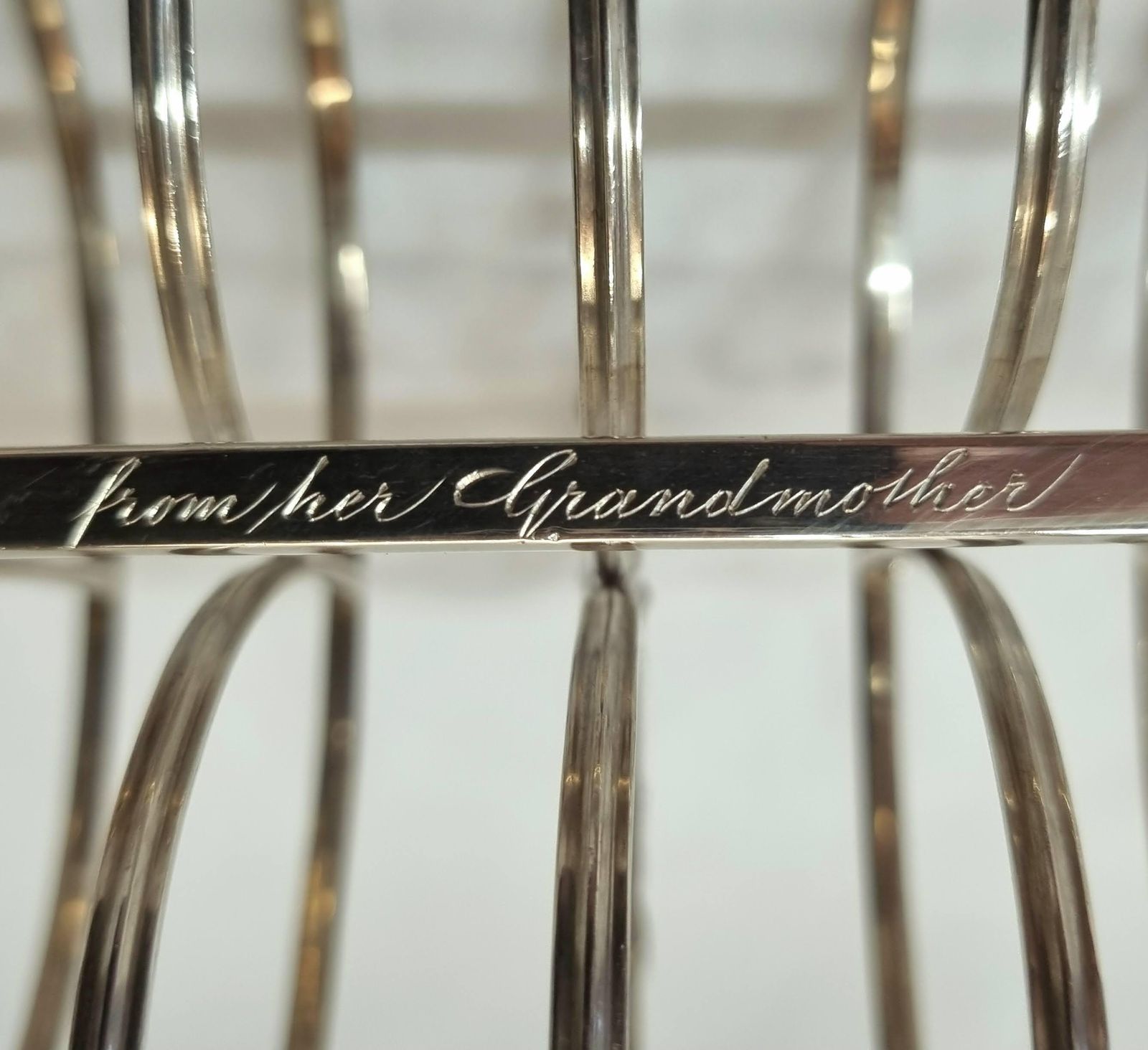A Very Fine Georgian Sterling Silver Six Slice Toast Rack, By Robert Hennell II And Fully Hallmarked For The London Assay Office 1829, 289g. photo furniture