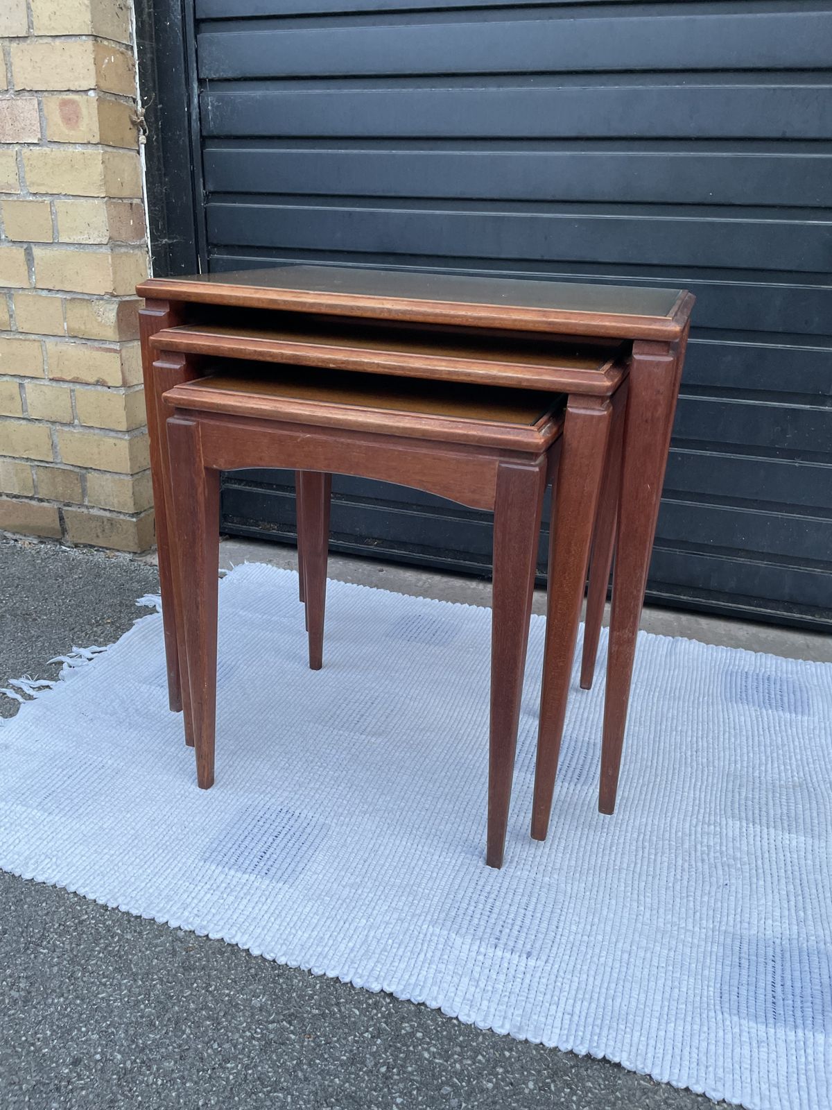 A Lovey Nest Of 3 Mid Century Table photo Furniture