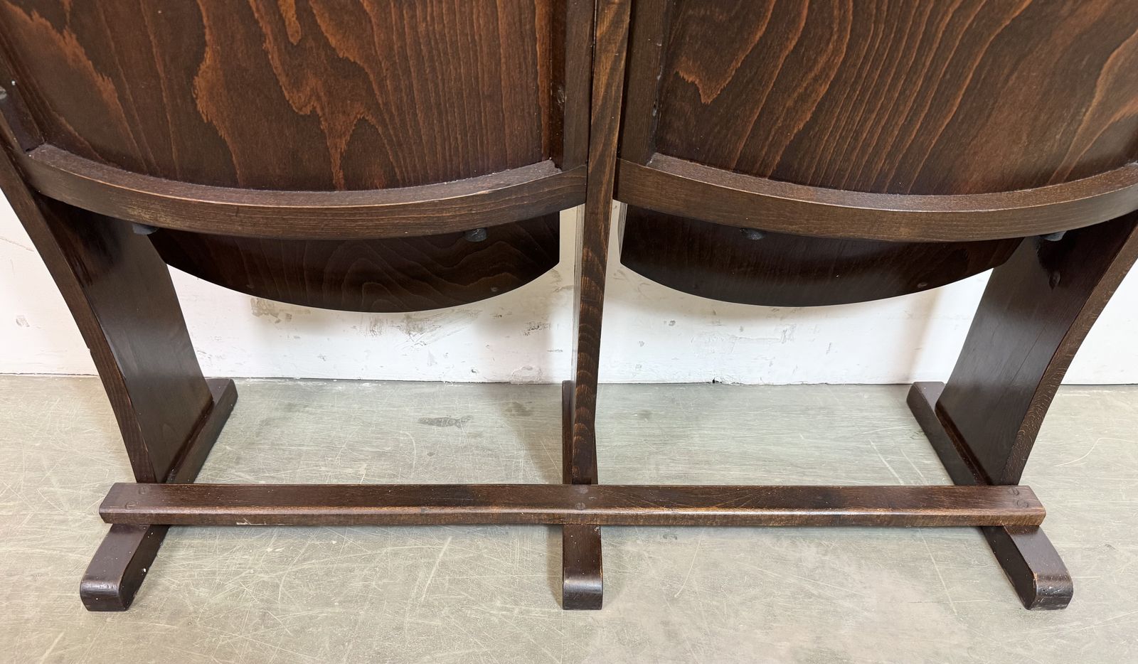 Vintage Two Seat Cinema Bench From Ton, 1960s, 2x photo vinterior