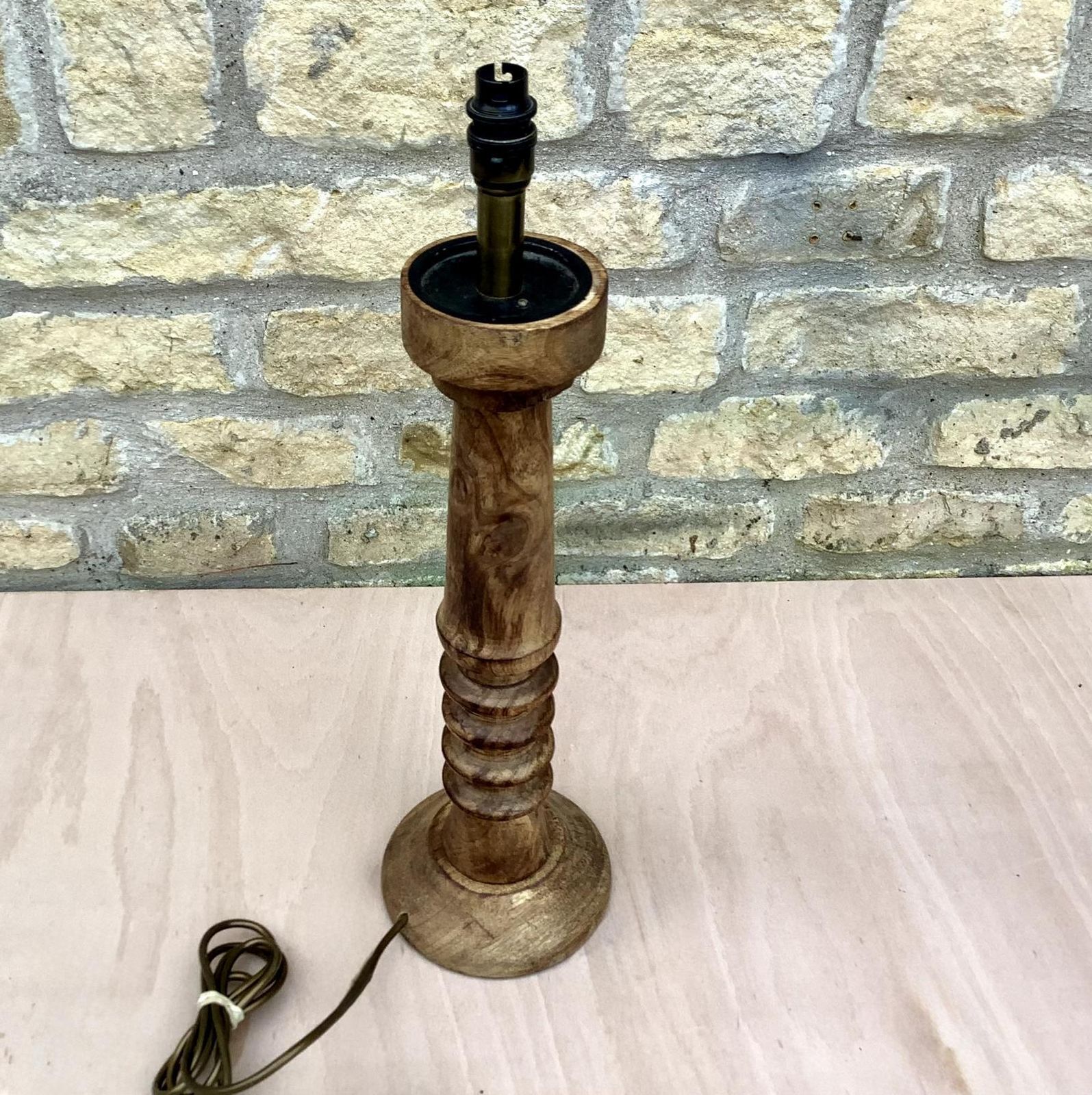 Single Candlestick Lamp, Early 20th Century photo furniture