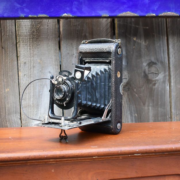 Antique Ensign Anastigmat Folding Bellows Large Camera London England Untested