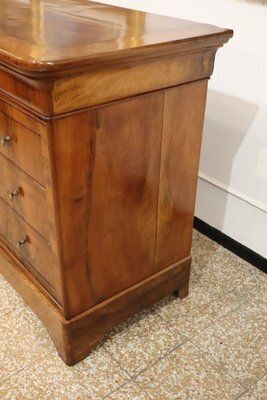 Antique Chest Of Drawers In Walnut photo vintage