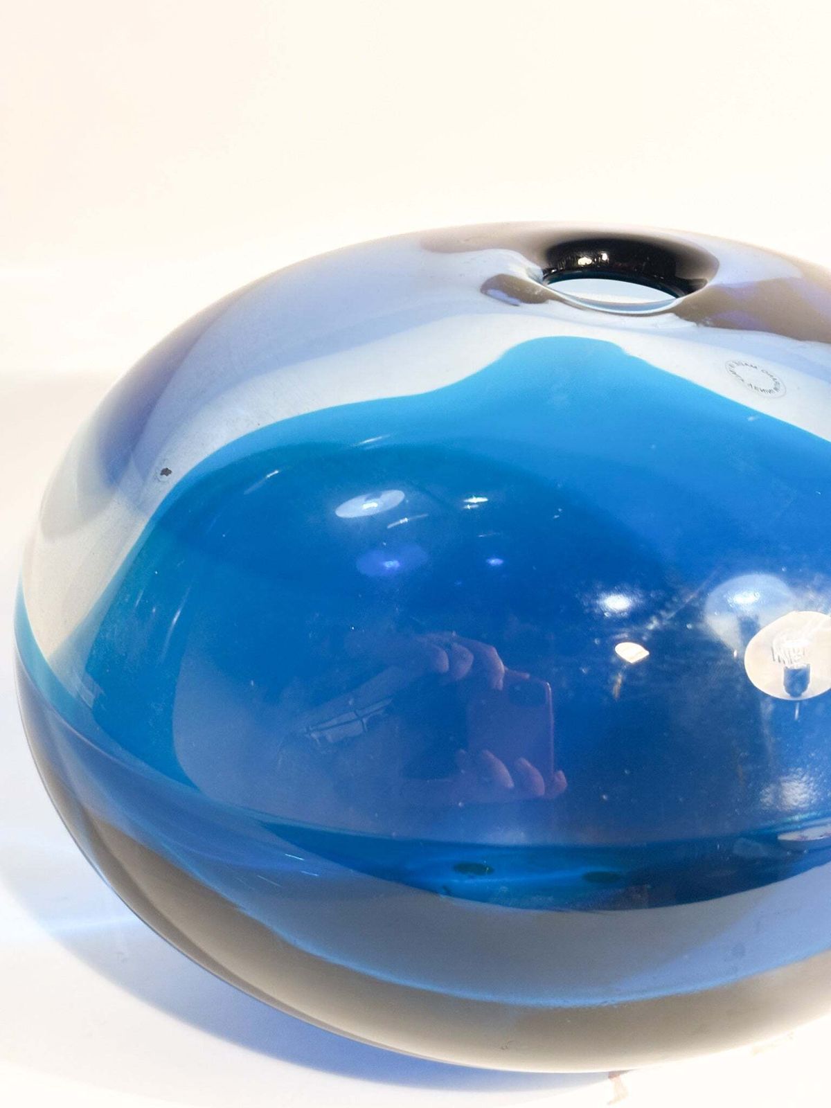 Kotilo Vase In Murano Glass By Timo Sarpaneva For Venini From 1994 photo vinterior