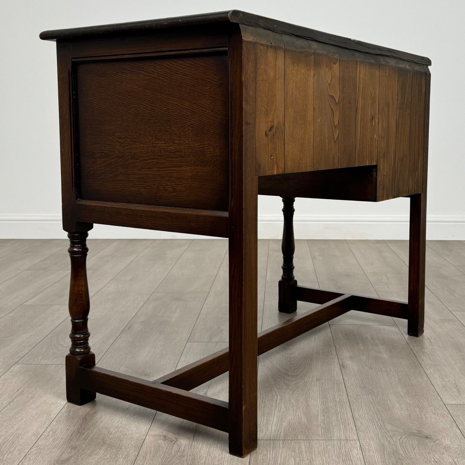 Antique 20th Century Good Quality Desk In Oak photo Furniture