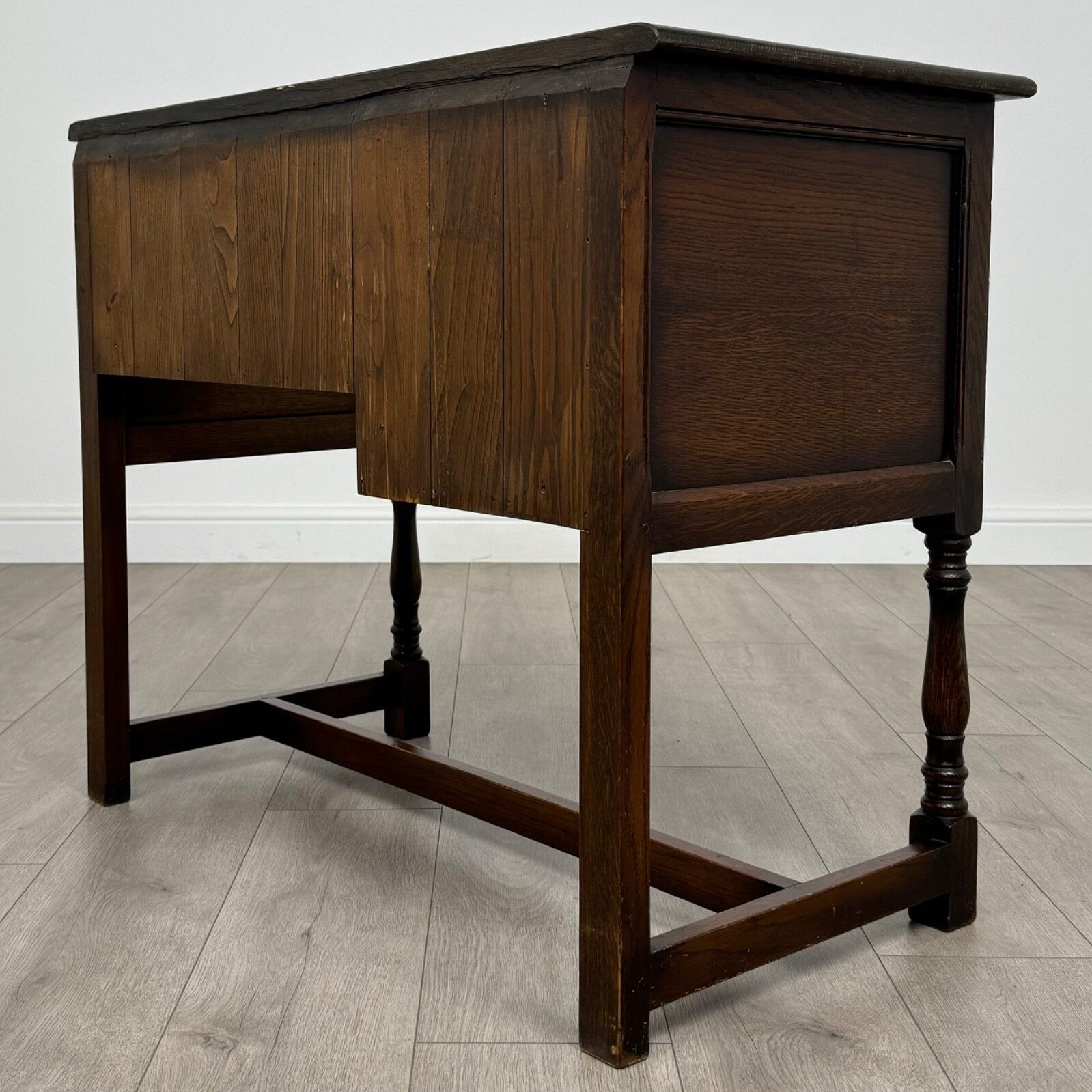 Antique 20th Century Good Quality Desk In Oak photo vinterior