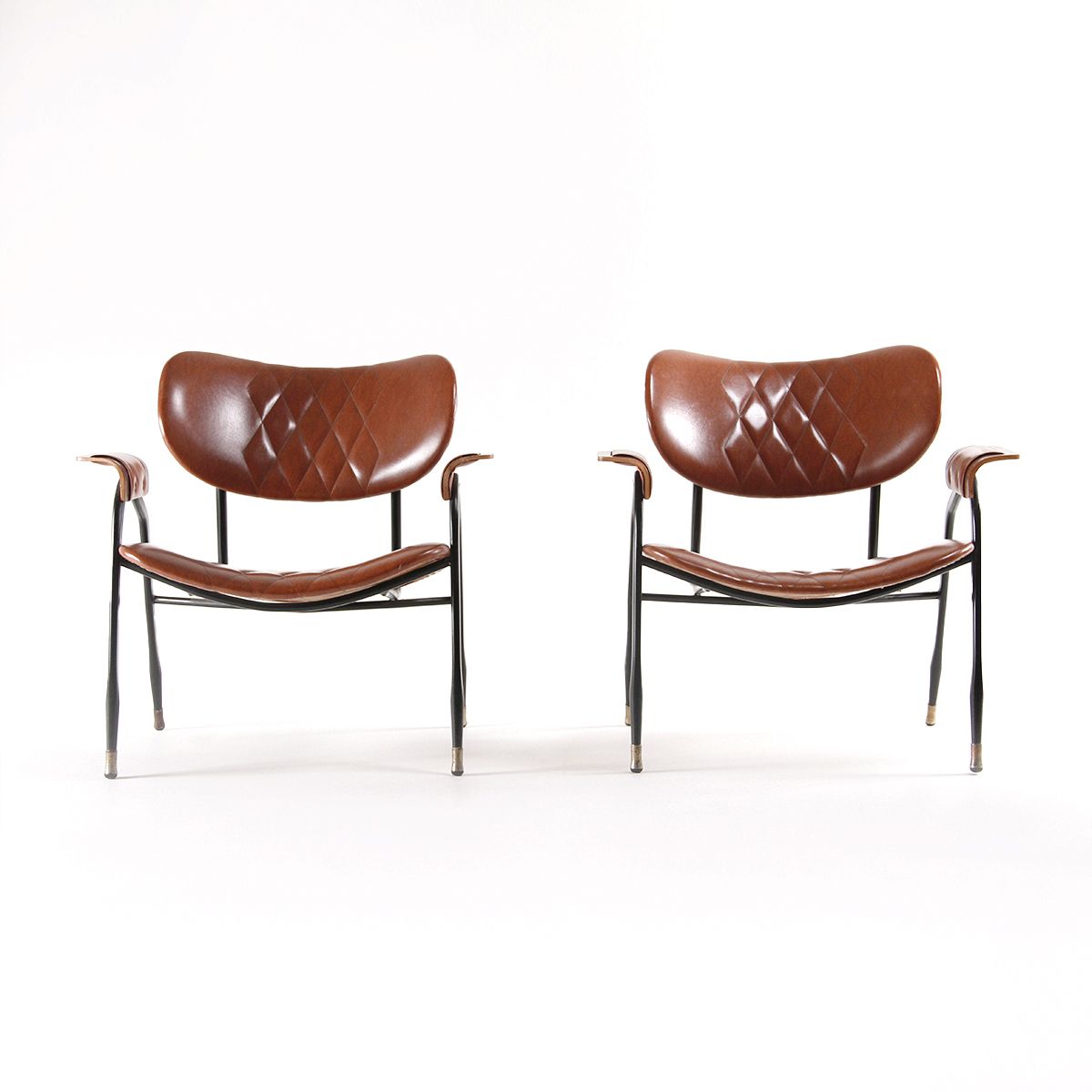 Pair Of 50s Armchairs Designed By Gastone Rinaldi For Rima photo furniture